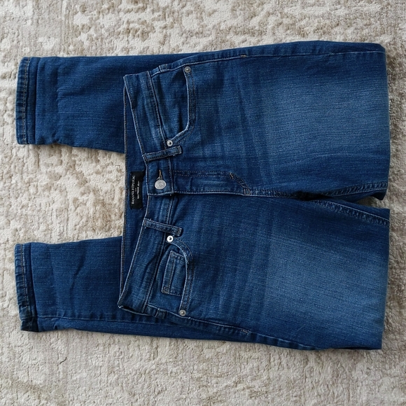 Banana Republic Girlfriend Distressed Jeans 25 / 0 Blue - Picture 1 of 16